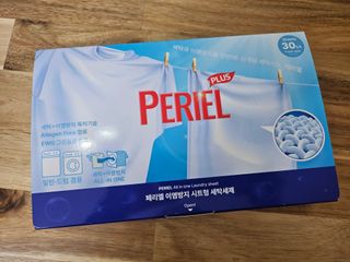 [쿠팡 구매평]페리엘 이염방지 시트세제 선물세트 1set 30매입x4개 — 5점을 준 리뷰어가 2025년 3월 올린 사용 사진