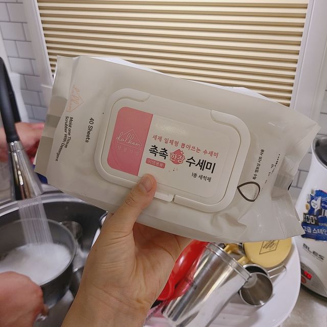 달콤리빙 캠핑템 촉촉한장수세미 리뷰 사진