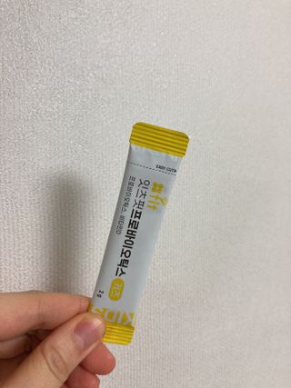 잇츠핏 프로바이오틱스 키즈 유산균 — 4.5점을 준 리뷰어가 2021년 3월 올린 사용 사진