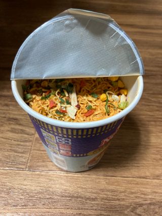 NISSIN 닛신 컵누들  4종 - 씨푸드오리지날, 씨푸드 스파이시, 씨푸드 커리, 씨푸드 XO소스 — 4.5점을 준 리뷰어가 2021년 12월 올린 사용 사진