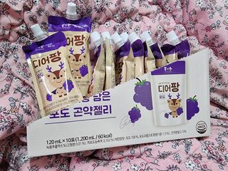 [몸엔용] 우리 아이 건강간식, 달콤한 녹용곤약젤리 디어팡 4종 — 5점을 준 리뷰어가 2021년 11월 올린 사용 사진