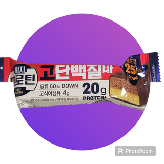 이지프로틴바 3종x각 2ea (고단백질바, 멀티단백질바, 식물성단백질바) — 5점을 준 리뷰어가 2024년 3월 올린 사용 사진