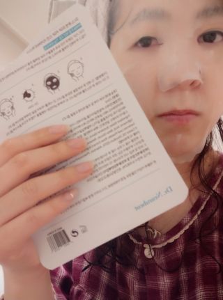 Dr.느루벗 느루벗 EGF FGF 스킨 리커버리 마스크 10장 — 5점을 준 리뷰어가 2021년 4월 올린 사용 사진