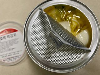 셰프애찬 단호박 백김치 1kg — 5점을 준 리뷰어가 2022년 10월 올린 사용 사진