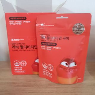 [푸름웰니스] 라바 멀티비타민 구미 36g — 5점을 준 리뷰어가 2022년 2월 올린 사용 사진