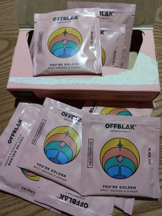 [오프블랙] 아침을 상큼하게 시작하는 에너지티! 유아골든 블렌딩홍차 12T — 5점을 준 리뷰어가 2021년 11월 올린 사용 사진