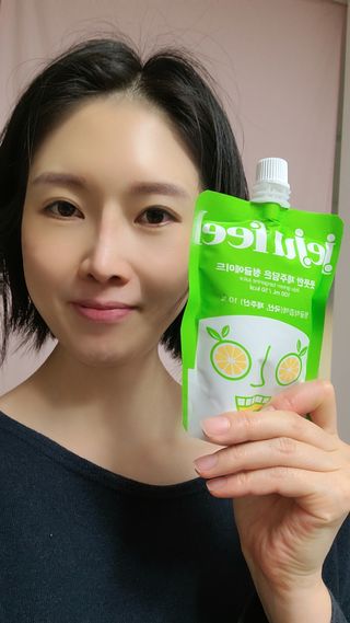 JEJUFEEL 풋풋한 제주담은 청귤에이드 — 5점을 준 리뷰어가 2022년 10월 올린 사용 사진