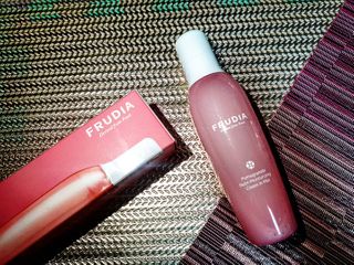 [후르디아] 주름 개선 기능성-석류 크림 미스트 — 5점을 준 리뷰어가 2021년 3월 올린 사용 사진