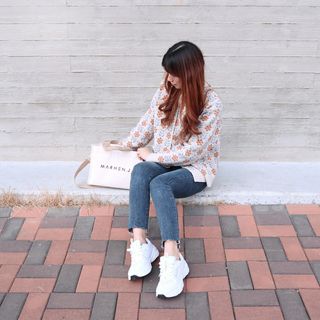풋테크 지압신발 풋테크 건강 지압 운동화 FT20 — 5점을 준 리뷰어가 2021년 2월 올린 사용 사진