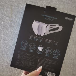 끌린에르 스포츠 귀편한 새부리형 마스크 — 5점을 준 리뷰어가 2022년 2월 올린 사용 사진