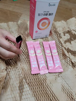 [인디닥터] 면역 생생 핑크 이뮨 젤리 — 5점을 준 리뷰어가 2022년 5월 올린 사용 사진