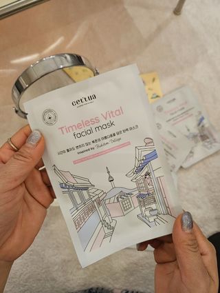 세뚜아(Cettua) 나우[세뚜아] 타임리스 바이탈 페이셜 마스크팩  Cettua Timeless  Vital Mask 4매 — 4점을 준 리뷰어가 2024년 3월 올린 사용 사진