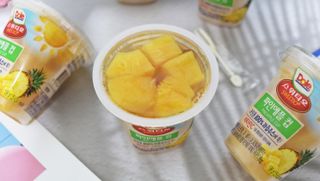 돌 MF[Dole] 파인애플컵/망고컵/복숭아컵 198g 6입X1박스 (맛 1가지 랜덤 발송) — 5점을 준 리뷰어가 2024년 5월 올린 사용 사진
