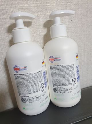 mom e 맘이 내추럴 베이비 케어 샴푸앤바스+로션 — 5점을 준 리뷰어가 2021년 2월 올린 사용 사진