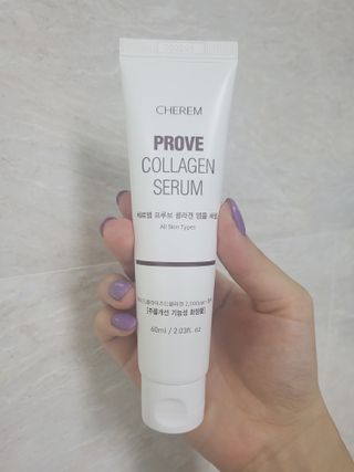 체르엠  프루브 콜라겐 앰플세럼 60ml 1병 — 5점을 준 리뷰어가 2022년 1월 올린 사용 사진