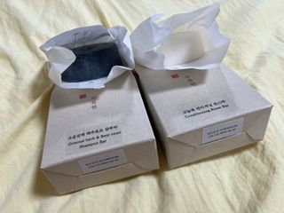 두류헌 샴푸바+컨디셔닝 린스바 머리가꿈세트 — 5점을 준 리뷰어가 2022년 5월 올린 사용 사진