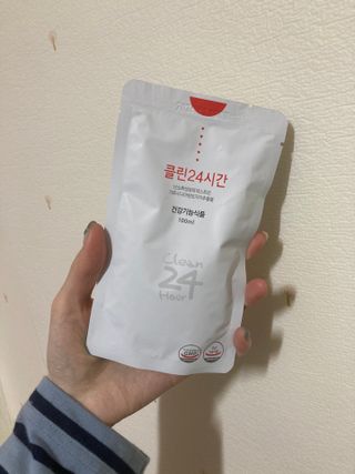 클린24시간 1BOX(5포) + 전용보틀(500ml) — 4.5점을 준 리뷰어가 2022년 12월 올린 사용 사진