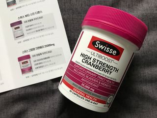 Swisse 스위스 고함량 크랜베리 25000mg 90정 — 5점을 준 리뷰어가 2021년 3월 올린 사용 사진