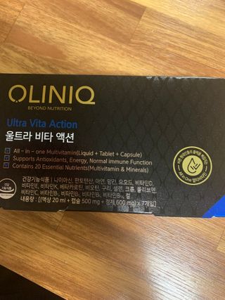 올리닉 울트라비타액션 — 5점을 준 리뷰어가 2021년 9월 올린 사용 사진