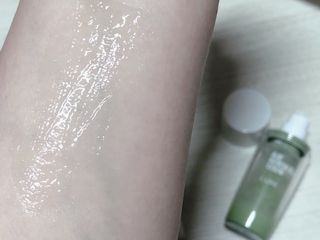 김정문알로에 큐어 큐어 알로에 리프레쉬 젤리 세럼, 큐어 알로에 하이드로 젤리 크림 — 5점을 준 리뷰어가 2021년 2월 올린 사용 사진