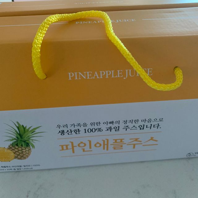 [연두팜] 파인애플주스 100ml 30개입 리뷰 사진