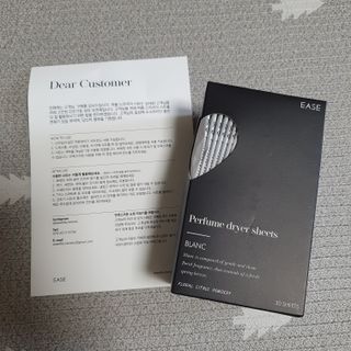 [이즈라이프코스메틱] 퍼퓸 드라이어 시트 히노끼향  or 블랑향 2중 택1 30매 — 4.5점을 준 리뷰어가 2021년 5월 올린 사용 사진
