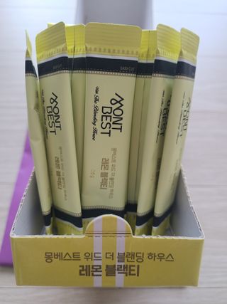 몽베스트 위드더 블랜딩 하우스 _레몬 블랙티 — 4점을 준 리뷰어가 2022년 12월 올린 사용 사진