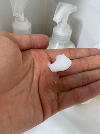 빅그린 임산부 전용라인 3종세트 - 샴푸500ml,트리트먼트500ml,바디워시500ml — 5점을 준 리뷰어가 2022년 8월 올린 사용 사진