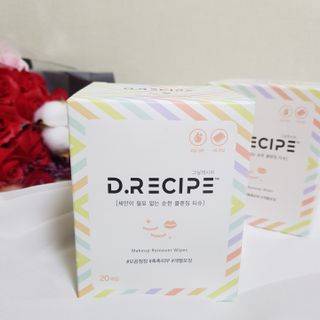 디레시피 세안이 필요없는 순한 클렌징 티슈 — 5점을 준 리뷰어가 2021년 4월 올린 사용 사진