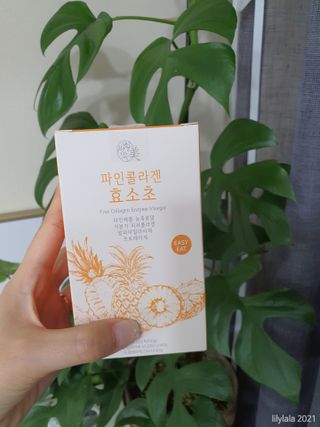 [생활속미] 브로멜라인 파인콜라겐효소초 1박스 3gX30개입 — 5점을 준 리뷰어가 2021년 8월 올린 사용 사진