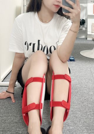 퓨어렉스 무선 종아리 EMS온열 마사지기 뷰티라인 BEAUTY LINE — 5점을 준 리뷰어가 2022년 8월 올린 사용 사진