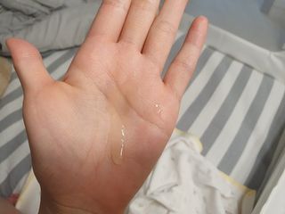 mom e 맘이 내추럴 베이비 케어 크림+바디오일 — 5점을 준 리뷰어가 2021년 1월 올린 사용 사진