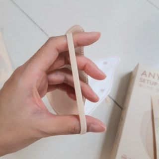 애니가드 셋업마스크 4컬러 각 10매입 [크리미베이지, 캐시미어로즈, 초콜렛브라운, 미드나잇네이비] — 5점을 준 리뷰어가 2022년 2월 올린 사용 사진