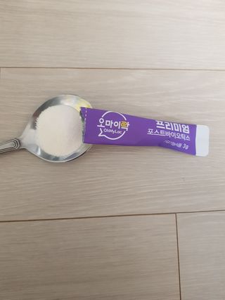 [유산균] 오마이락 프리미엄 포스트바이오틱스 30P — 5점을 준 리뷰어가 2022년 11월 올린 사용 사진