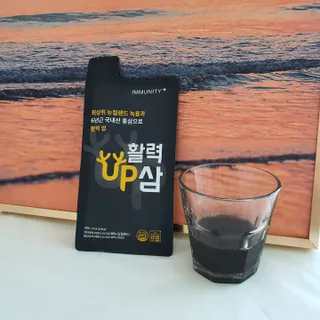 [이뮤니티플러스] 최고급녹용과 국내산 6년근 홍삼으로 활력업!!_ 활력UP삼 30포 1box — 5점을 준 리뷰어가 2022년 5월 올린 사용 사진
