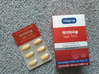 뉴트리션팩토리 비타프렙 하이퍼씨슬 밀크씨슬 900mg — 5점을 준 리뷰어가 2021년 7월 올린 사용 사진