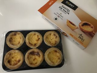 디앙뜨 포르투갈 에그타르트 오리지널 맛+패션후르츠+초콜릿타르트 맛 중 택1 — 5점을 준 리뷰어가 2021년 8월 올린 사용 사진
