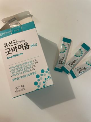 프리마인 유산균 국가지정연구소 선정, 살아있는 생유산균 200억 마리의 힘. 유산균n굿바이옴플러스 — 4점을 준 리뷰어가 2021년 9월 올린 사용 사진