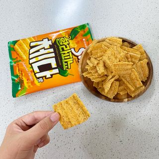 강렬한 태양의 맛 썬의 신제품, 썬 할라피뇨체다 — 5점을 준 리뷰어가 2022년 6월 올린 사용 사진