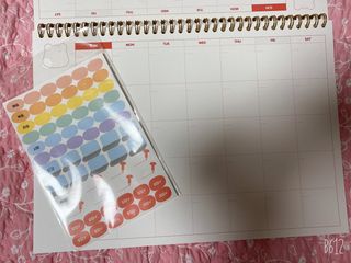 리훈 곰부 체크리스트+ 곰부 리무버블스티커 1장 — 5점을 준 리뷰어가 2021년 5월 올린 사용 사진
