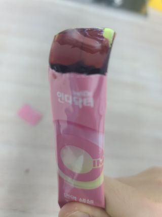 [인디닥터] 면역 생생 핑크 이뮨 젤리 — 4.5점을 준 리뷰어가 2022년 5월 올린 사용 사진