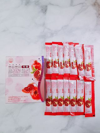 헬스업_쁘띠쁘띠석류콜라겐젤리_20g x 14포 — 4점을 준 리뷰어가 2020년 12월 올린 사용 사진