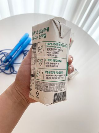 셀렉스스포츠 셀렉스 스포츠 웨이 프로틴 복숭아_ 330ml x 12팩 — 5점을 준 리뷰어가 2021년 3월 올린 사용 사진