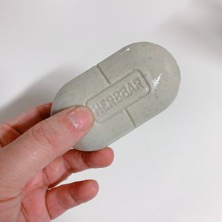 제이제이바이오 허브마사지바 올인원 알약비누 — 5점을 준 리뷰어가 2022년 3월 올린 사용 사진