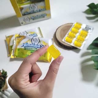 마요라 히말라야 솔트 캔디 2종-페퍼민트 맛, 라임민트 맛 — 5점을 준 리뷰어가 2023년 1월 올린 사용 사진