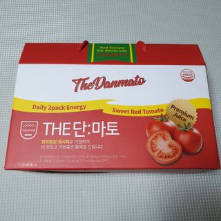 제이제이바이오 더단마토 프리미엄주스 100ml 30팩입 - 무설탕 스테비아 토마토즙 — 5점을 준 리뷰어가 2021년 12월 올린 사용 사진