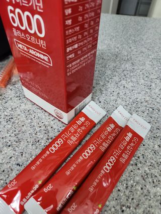 메타아르기닌 GC녹십자웰빙 메타 아르기닌 6000 플러스 오르니틴 — 5점을 준 리뷰어가 2022년 10월 올린 사용 사진