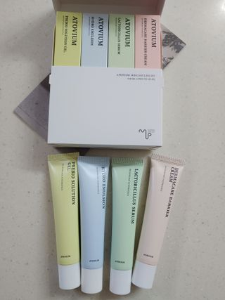 마이디플러스 아토비옴 4종 기프트 패키지 — 5점을 준 리뷰어가 2021년 11월 올린 사용 사진