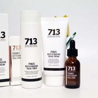 [세븐원쓰리 713]오아시스 세트 몽글토너, 소나무보습크림, 피누스비타민C 세럼 — 5점을 준 리뷰어가 2021년 10월 올린 사용 사진
