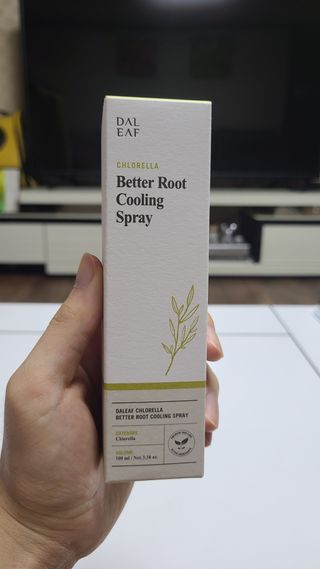 달리프 클로렐라 베러 루트 쿨링 스프레이 100ml — 4점을 준 리뷰어가 2021년 6월 올린 사용 사진